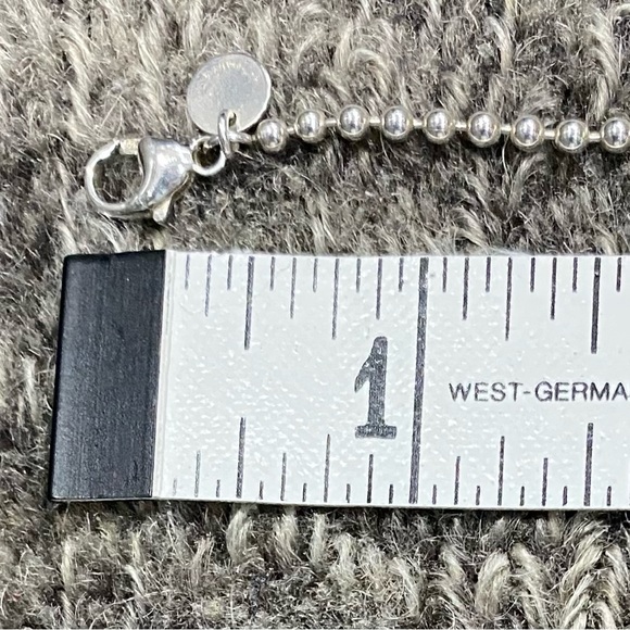 Tiffany & Co. Sterling Silver 925 Oval Key Pendant 2.5” With 30” Ball Chain - Picture 10 of 12